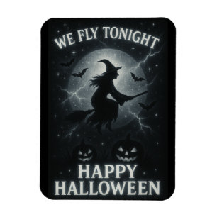 Magnet Flexible Nous Volons Ce Soir Platine/Aimant D'Halloween Noi