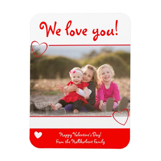 Magnet Flexible Nous vous aimons | magnet-photo (Vertical)