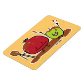 Magnet Flexible Nouveau juif de miel de grenade de pomme de Rosh (Côté Gauche)