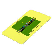 Magnet Flexible Nouveau Mexique Plan Plan Texte Photo (Côté Gauche)