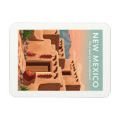 Magnet Flexible Nouveau-Mexique vintage (Horizontal)