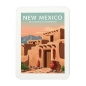Magnet Flexible Nouveau-Mexique vintage (Vertical)