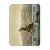 Magnet Flexible Nouveau Norfolk près de Vancouver (gravure couleur (Vertical)