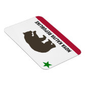 Magnet Flexible Nouveau pavillon de la République de Californie (Côté Droit)