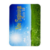 Magnet Flexible "Nouveaux débuts" Motivation Affirmation Flexible (Vertical)