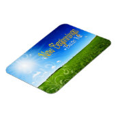 Magnet Flexible "Nouveaux débuts" Motivation Affirmation Flexible (Côté Gauche)