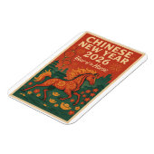 Magnet Flexible Nouvel An chinois 2026 (Côté Gauche)