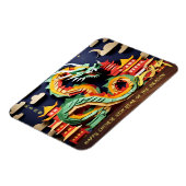 Magnet Flexible Nouvel An chinois lunaire du Dragon 2024 FPM1 (Côté Gauche)