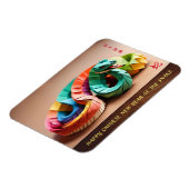 Magnet Flexible Nouvel An chinois lunaire du serpent 2025 FPM3 (Côté Gauche)