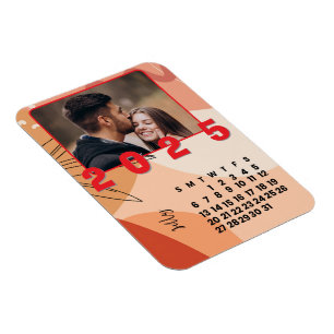 Magnet Flexible Nouvel An Mois de Juillet 2025 Calendrier Famille