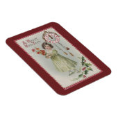 Magnet Flexible Nouvel An vintage fille (Côté Droit)