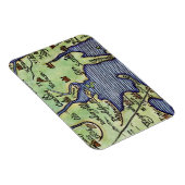 MAGNET FLEXIBLE NOUVELLE ANGLETERRE CARTE 1677 (Côté Droit)