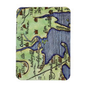 MAGNET FLEXIBLE NOUVELLE ANGLETERRE CARTE 1677 (Vertical)