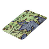 MAGNET FLEXIBLE NOUVELLE ANGLETERRE CARTE 1677 (Côté Gauche)