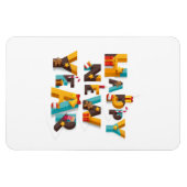 Magnet Flexible nouvelle année heureuse (Horizontal)