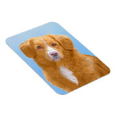 Magnet Flexible Nouvelle-Écosse Peinture de chien pour l'essayeur  (Côté Droit)