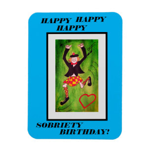 Magnet Flexible Nouvelle Knees Highland danseur sobriété carte d'a