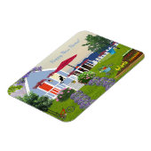 Magnet Flexible Nouvelle maison souhaite 3"x4" d'aimant photo (Côté Gauche)