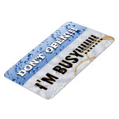 Magnet Flexible N'ouvrez pas le lave-vaisselle grand aimant de vin (Côté Gauche)