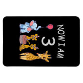 Magnet Flexible Now I le 3e jour du Birthday (Horizontal)