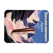 Magnet Flexible Nozawaonsen Japon pour skier (Horizontal)