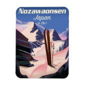 Magnet Flexible Nozawaonsen Japon pour skier (Vertical)