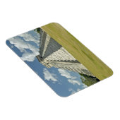 Magnet Flexible Nuages blancs bouffants au-dessus de la pyramide m (Côté Droit)