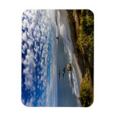 Magnet Flexible Nuages matinaux et brouillard à la plage (Vertical)