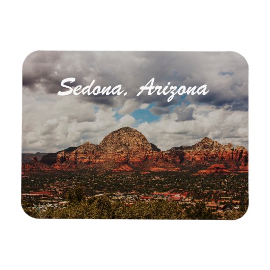 Magnet Flexible Nuages pendant qu'ils roulent dans Sedona (Horizontal)