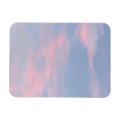Magnet Flexible Nuages roses personnalisables (Horizontal)