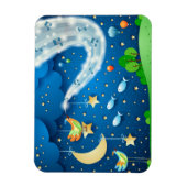 Magnet Flexible Nuit avec musique et oiseaux (Vertical)