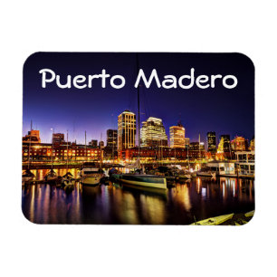 Magnet Flexible Nuit chez Puerto Madero