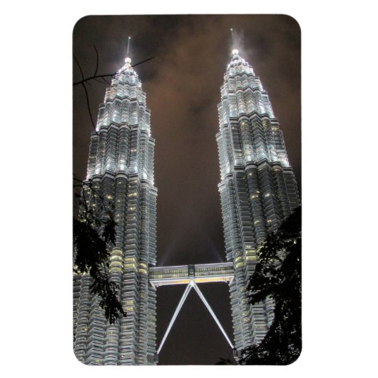 Magnet Flexible nuit des tours de petronas (Vertical)