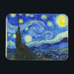 Magnet Flexible Nuit étoilée par Vincent van Gogh<br><div class="desc">Nuit étoilée par Vincent van Gogh</div>