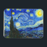 Magnet Flexible Nuit étoilée par Vincent van Gogh<br><div class="desc">Nuit étoilée par Vincent van Gogh</div>