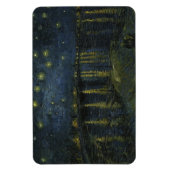 Magnet Flexible Nuit étoilée sur le Rhône, peinture à l'huile Van  (Vertical)