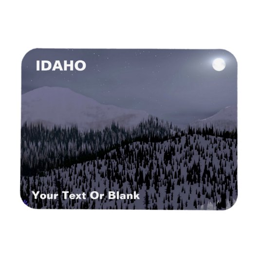 Magnet Flexible Nuit froide dans l'Idaho (Horizontal)
