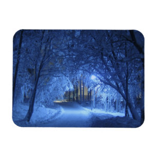 Magnet Flexible Nuit hivernale neige