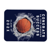 Magnet Flexible Nuit supérieure de basket-ball (Horizontal)