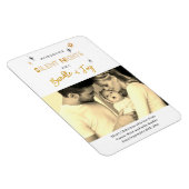 Magnet Flexible Nuits Silencieuses Faire-part de naissance de Noël (Côté Droit)