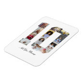 Magnet Flexible Numéro 10 Collage photo (Côté Gauche)