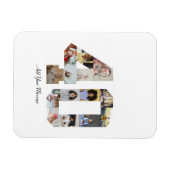 Magnet Flexible Numéro 40 - Collage photo (Horizontal)