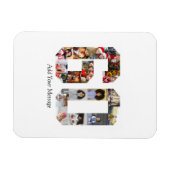 Magnet Flexible Numéro 60 Collage photo (Horizontal)