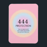 Magnet Flexible Numérologie moderne des anges Aura 444<br><div class="desc">Détendez-vous le design spirituel ombre,  avec les numéros d'ange 444,  un nombre,  qui symbolise que vous êtes protégé par l'Univers et vos guides spirituels,  peu importe les difficultés que vous pourriez rencontrer.</div>