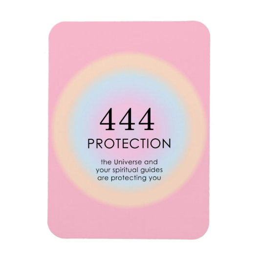 Magnet Flexible Numérologie moderne des anges Aura 444 (Vertical)