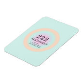 Magnet Flexible Numéros d'angle Numérologie 222 Alignement Motivat (Côté Gauche)