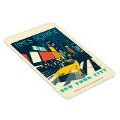 Magnet Flexible NYC - Carré du temps (Côté Droit)