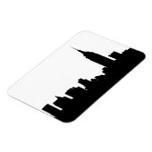 Magnet Flexible NYC Skyline Silhouette, Empire State Bldg (Côté Gauche)