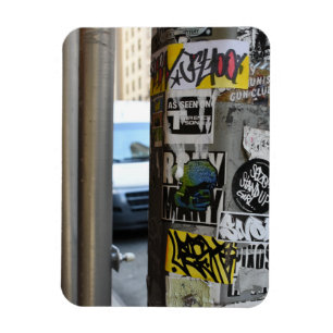 Magnet Flexible NYC Urban Street Photographie Graffiti Art New Yor
