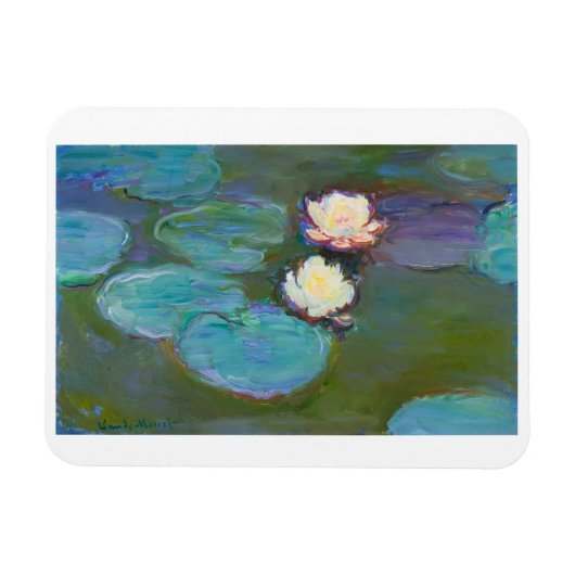 MAGNET FLEXIBLE "NYMPHEAS, 19897-1898" PAR CLAUDE MONET (Horizontal)
